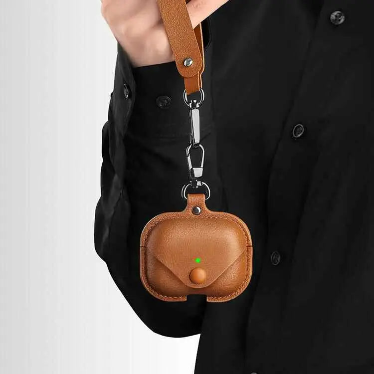 Leather Cowhide AirPods Case-BC25008 Burycase