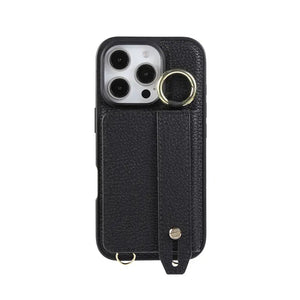 iPhone Case With Card Holder And Strap Brown -BC25037 Burycase
