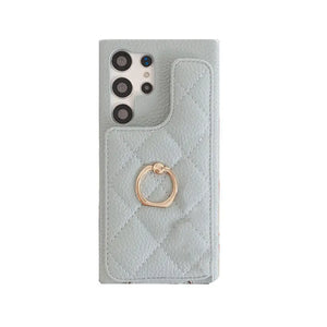 Samsung Phone Case With Card Holder And Strap ( Mirror )-BC25010 Burycase