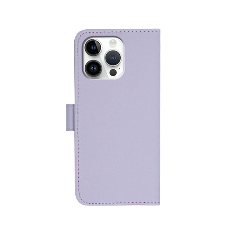 Leather iPhone Cases With Flip Wallet and Strap Black-BC25089