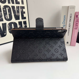 Classic Monogram iPad Case Black Printing-CYLV108