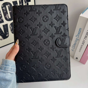 Classic Monogram iPad Case Black Printing-CYLV108