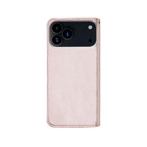 Leather iPhone Cases With Flip Wallet and Strap Brown -BC25072 Burycase
