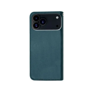 Leather iPhone Cases With Flip Wallet and Strap Brown -BC25072 Burycase