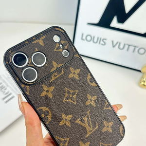 Classic Leather Monogram Magnetic iPhone Case(Compatible With Magsafe)For iPhone 17 Series-CYLV034