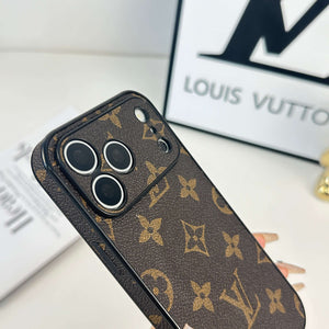 Classic Leather Monogram Magnetic iPhone Case(Compatible With Magsafe)For iPhone 17 Series-CYLV034