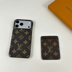 Leather Monogram Magnetic Wallet Big Printing-CYLV021