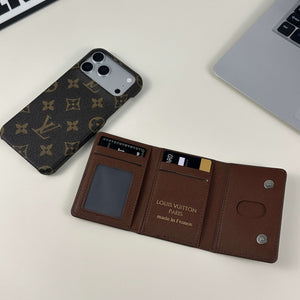 Premium Monogram Magnetic Wallet Big Printing-CYLV027