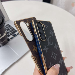 Classic Monogram Samsung Galaxy Z Fold Series Case-CYLV088