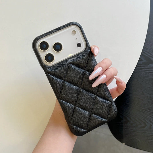 Leather iPhone Case Black-BC25021 Burycase