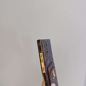 Luxury Monogram Samsung Galaxy S Series Case With Card Holder-CYLV091