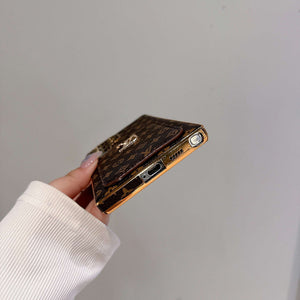 Luxury Monogram Samsung Galaxy S Series Case With Card Holder-CYLV091