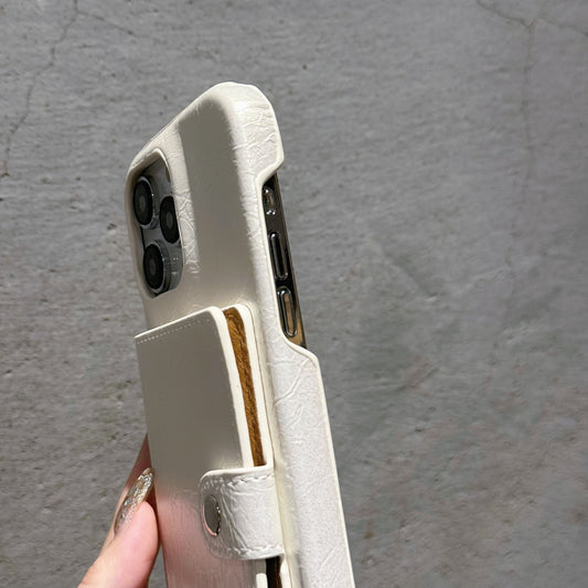 Leather iPhone Case With Card Holder
