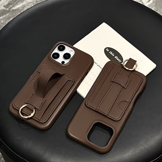 Leather iPhone Case With Card Holder