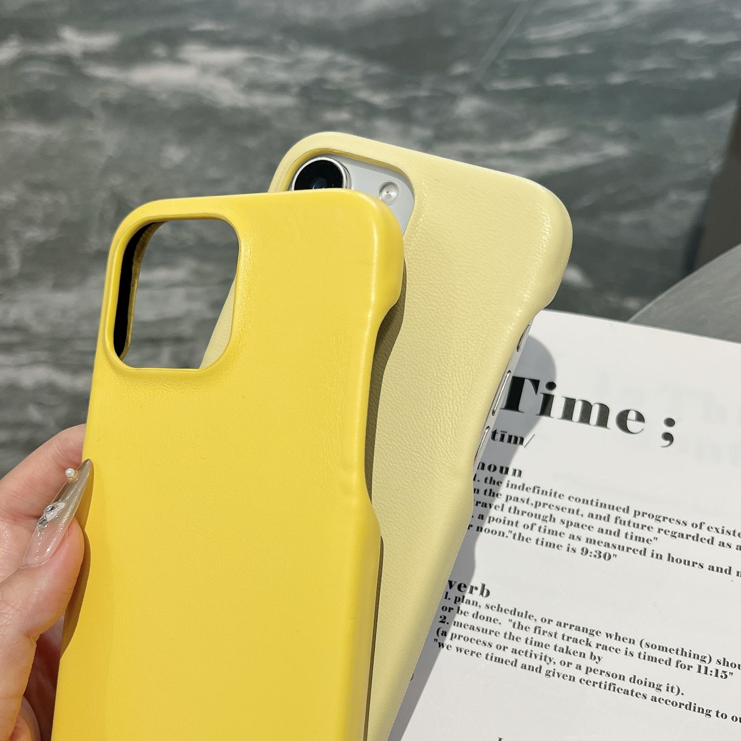 Glossy Leather iPhone Case
