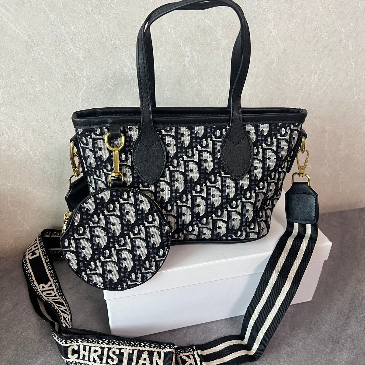 Soft Denim Tote Shoulder Handbag