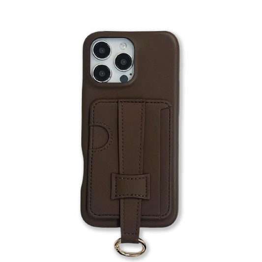 Leather Phone Case With Card Holder And Holder For iPhone -CRK250707
