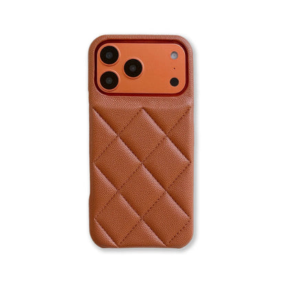 Leather iPhone Case Orange-BC25022