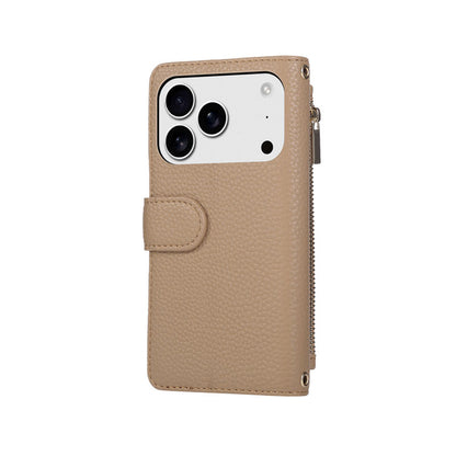 iPhone Case With Card Holder And Crossbody Strap Purple -BC25035