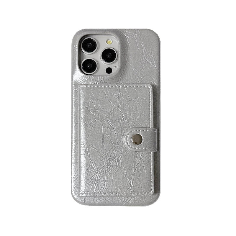 Leather iPhone Case With Card Holder