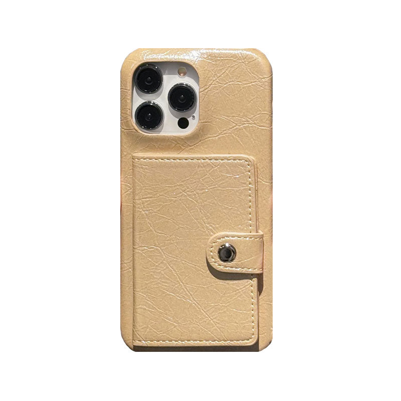 Leather iPhone Case With Card Holder
