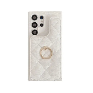 Samsung Phone Case With Card Holder And Strap ( Mirror )-BC25010 Burycase