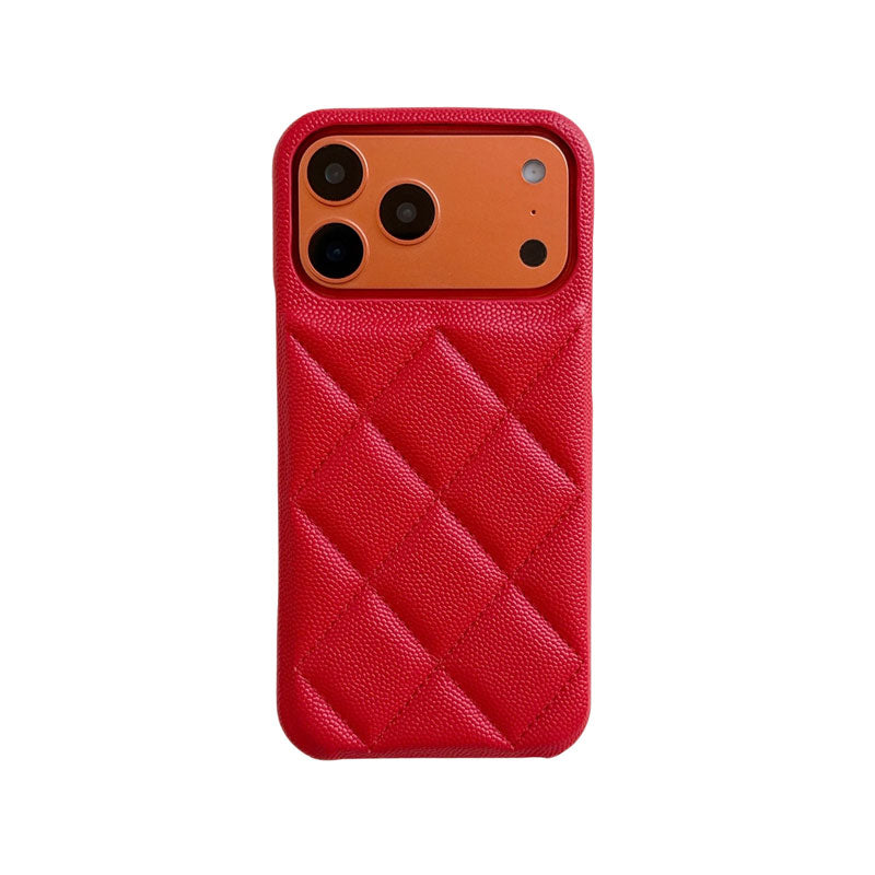 Leather iPhone Case Orange-BC25022