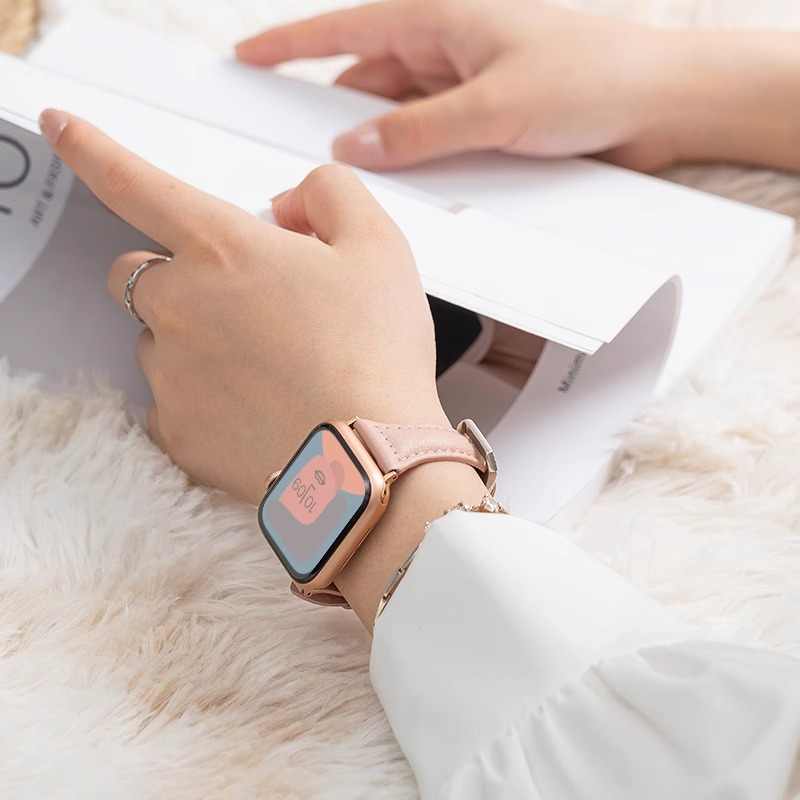 Leather Women Apple Watch Band