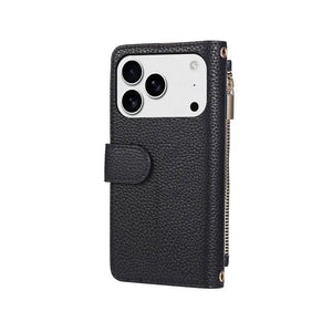 iPhone Case With Card Holder And Crossbody Strap Purple -BC25035 Burycase