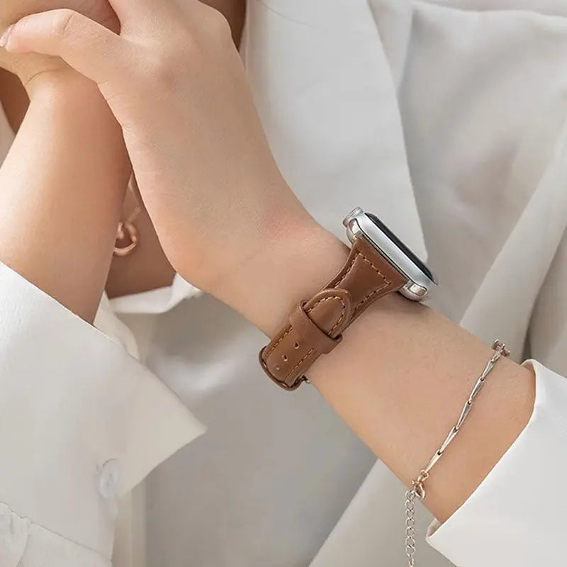 Leather Women Apple Watch Band-BC25007 Burycase