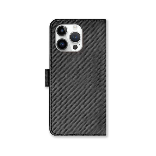 Leather iPhone Cases With Wallet and Strap Black-BC25079