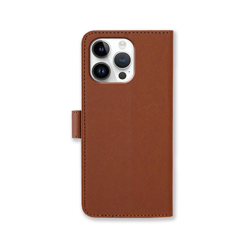 Leather iPhone Cases With Flip Wallet Brown-BC25053