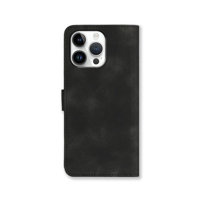 Leather iPhone Cases With Card Holder and Strap Black -BC25057