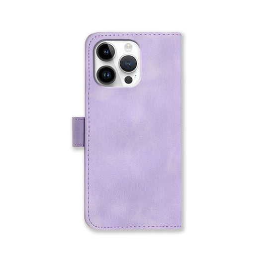 Leather iPhone Cases With Wallet and Wrist Strap Purple-BC25063