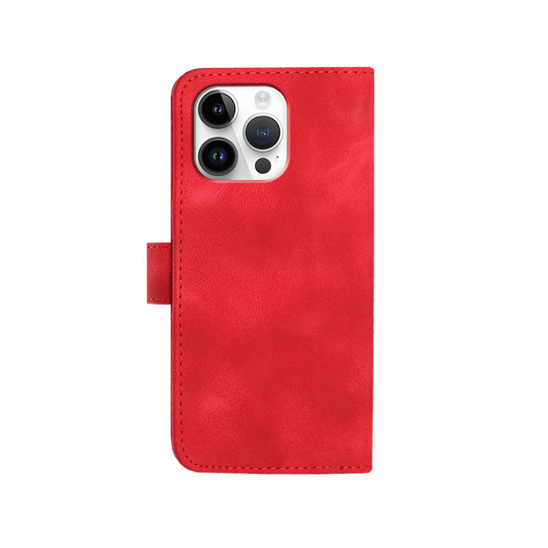 Leather iPhone Cases With Wallet and Wrist Strap Purple-BC25063