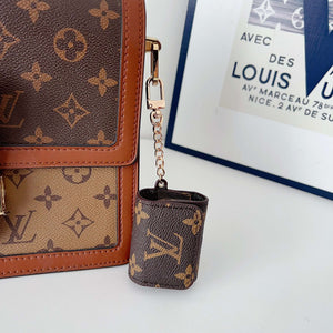 Classic Leather Monogram AirPods Cases Big Printing-CYLV116