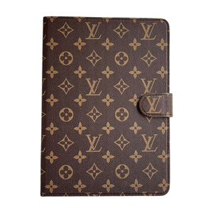 Stylish Leather Monogram  iPad Case Small Printing-CYLV111