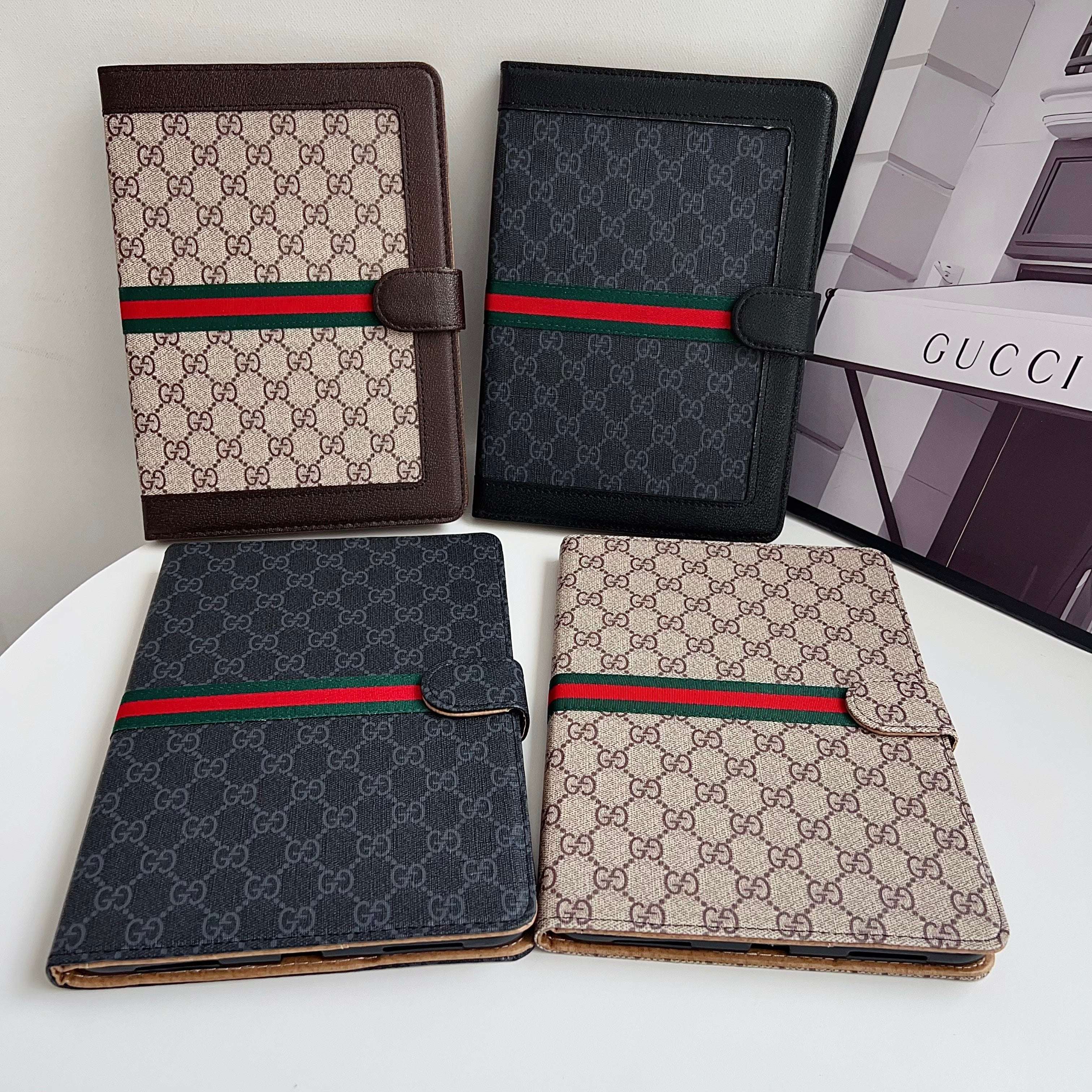 Classic Leather GG iPad Case -CYGG106