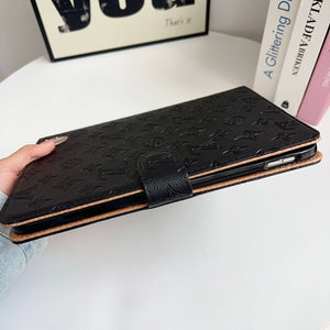 Classic Monogram  iPad Case Black Printing-CYLV108