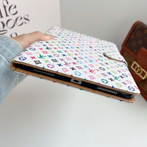 Refined Leather Monogram  iPad Case Small Printing-CYLV109
