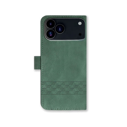 Leather iPhone Cases With Flip Wallet and Wrist Strap Green-BC25046