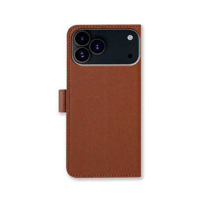 Leather iPhone Cases With Flip Wallet Brown-BC25054