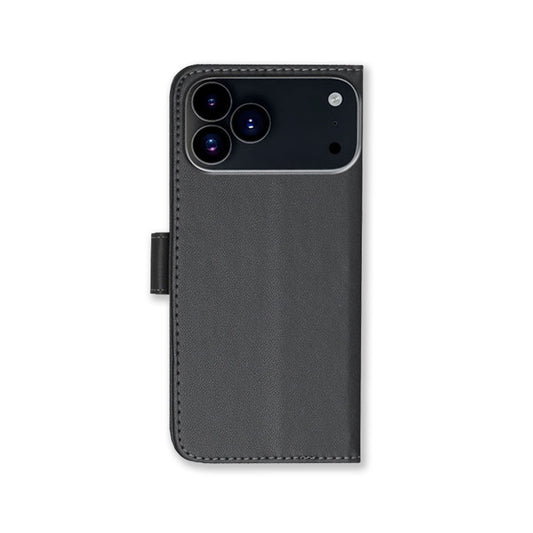 Leather iPhone Cases With Flip Wallet and Strap Black-BC25090