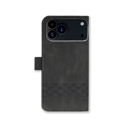 Leather iPhone Cases With Flip Wallet and Wrist Strap Brown-BC25050