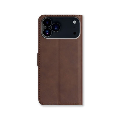 Leather iPhone Cases With Card Holder and Strap Black -BC25058