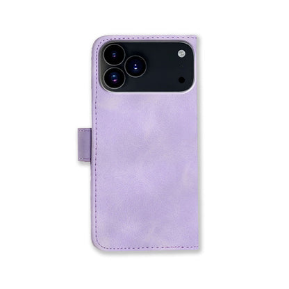Leather iPhone Cases With Wallet and Wrist Strap Purple-BC25064