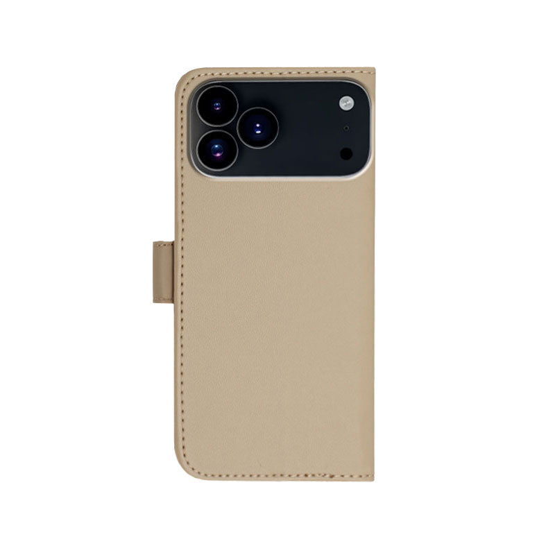 Leather iPhone Cases With Flip Wallet and Strap Black-BC25090