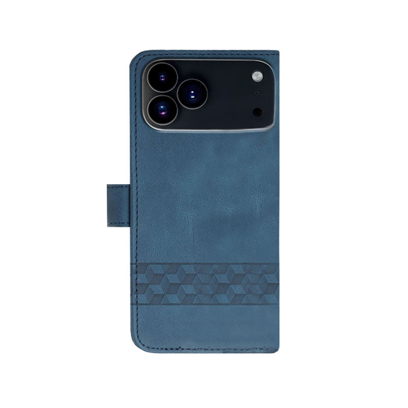 Leather iPhone Cases With Flip Wallet and Wrist Strap Brown-BC25050