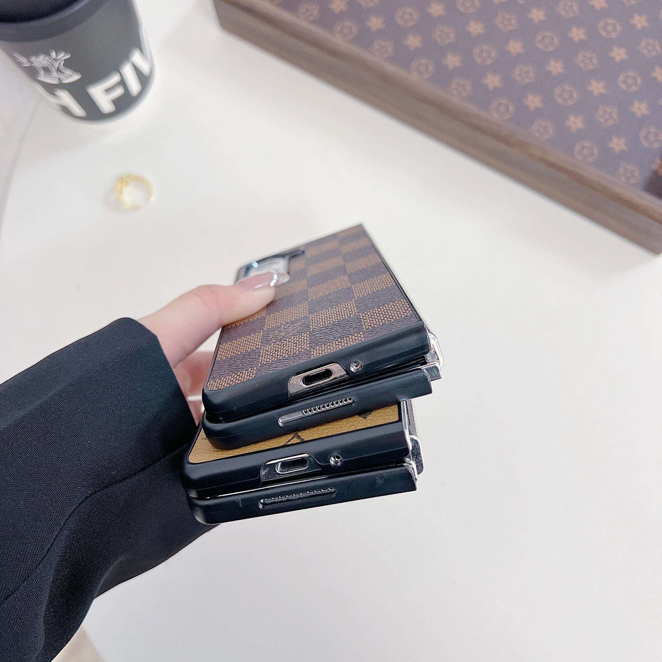 Elegant Monogram Samsung Galaxy Z Fold Series Case -CYLV096