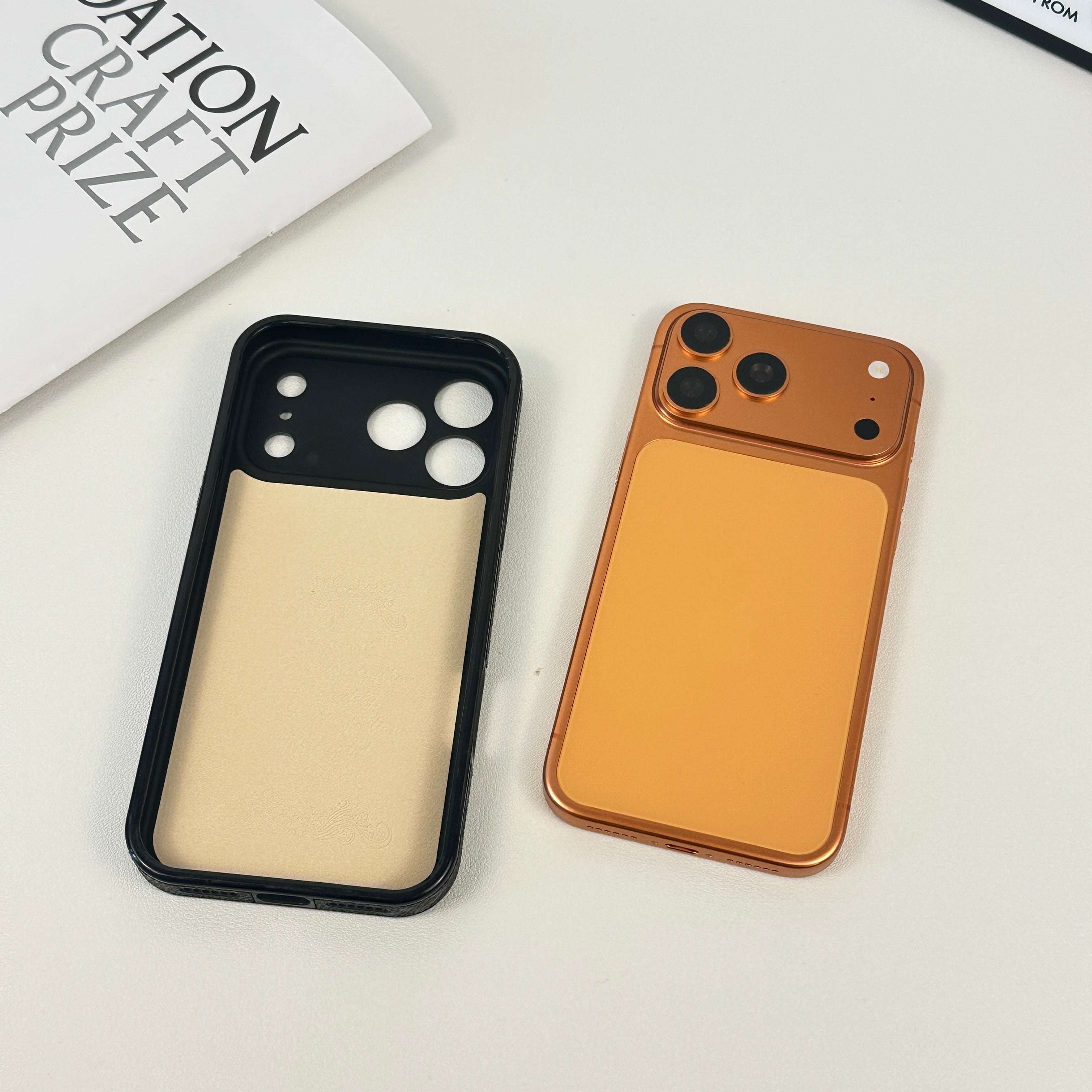 Classic Leather Monogram Magnetic iPhone Case（Compatible With Magsafe）For iPhone 17 Series-CYLV034